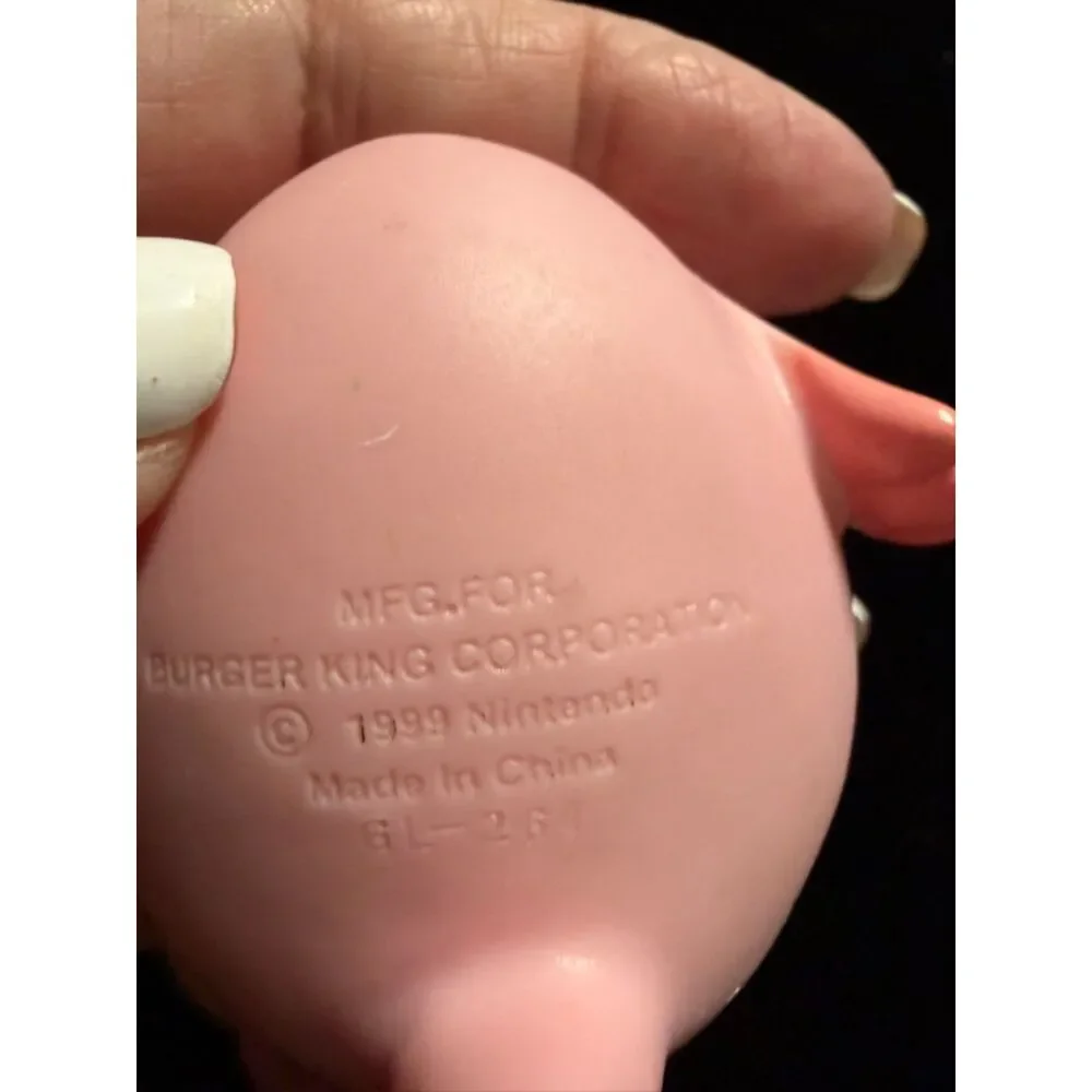 VTG 1999 Burger king pokemon Premium PVC Chansey  spinner toy